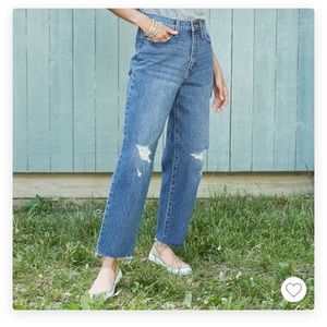 Universal Thread high rise straight crop jeans